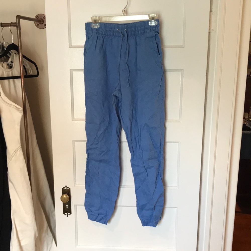 Periwinkle Blue linen Pants